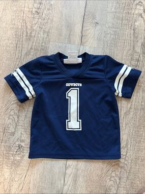 Cowboys Kids Navy Football Jersey Top